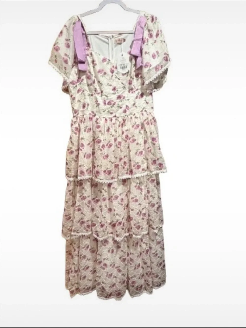 Ivy city annabelle dress in roses X-Large